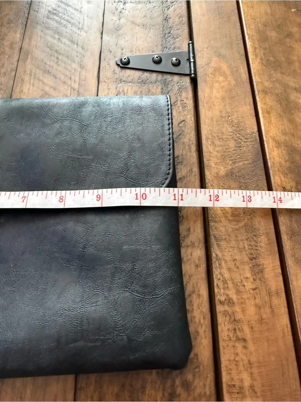 Men's Black Leather Wristlet Clutch Multipocket - Minimal Carry